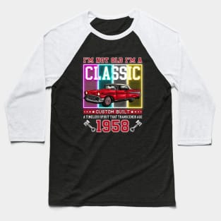 Classic Car Baseball T-Shirt